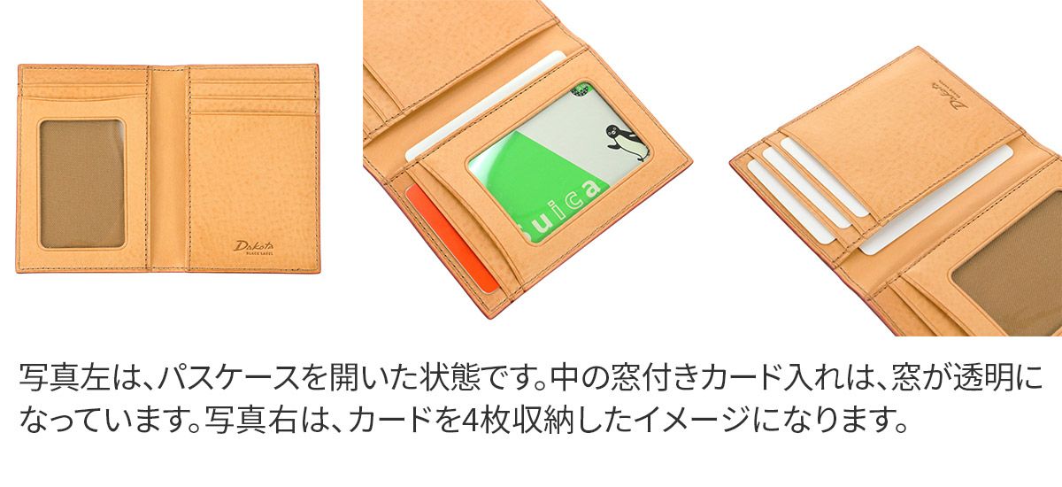 Dakota BLACK LABEL ダコタ ブラックレーベル セルバ カード入れ付きパスケース 0620216