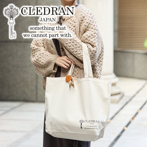 CLEDRAN クレドラン LOGO ロゴ トートバッグ(L) CR-CL3256