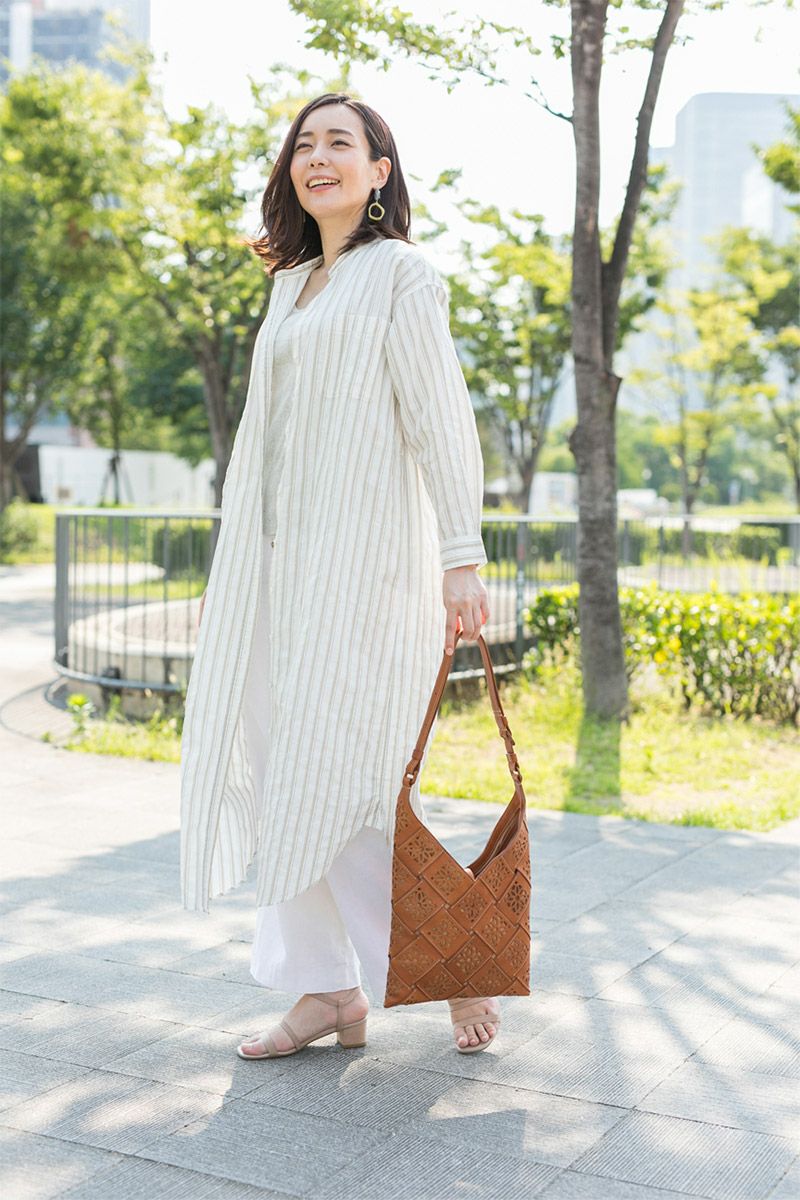 genten ゲンテン サスティナブルカットワーク ショルダーバッグ 42962