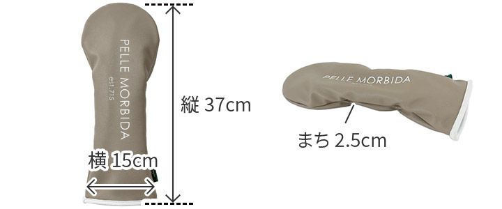 PELLE MORBIDA ペッレモルビダ Golf ゴルフ ドライバー ヘッドカバー PMO-PG002