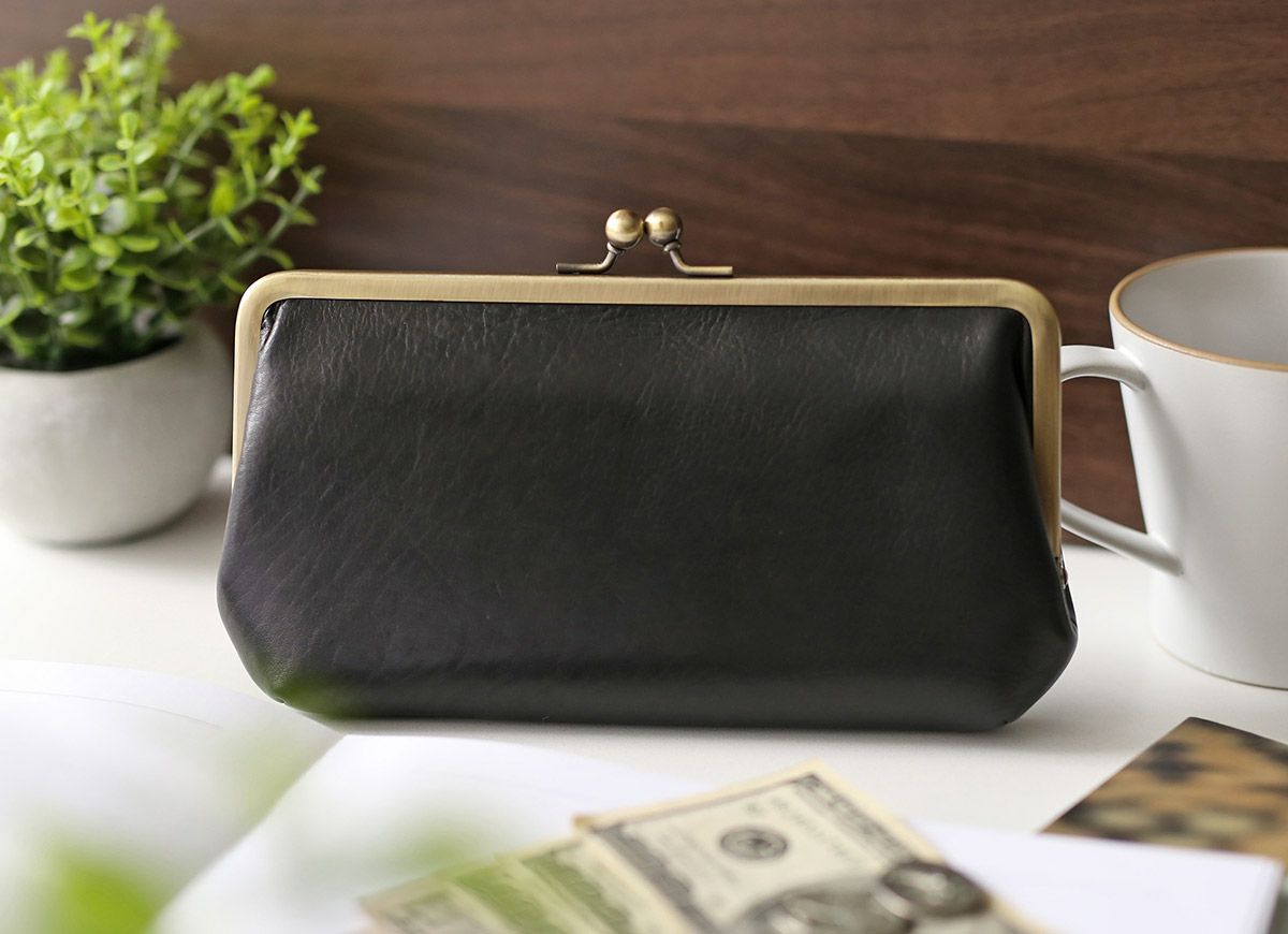 BAGGY'S ANNEX バギーズアネックス バフレザー がま口長財布 LZKM-783