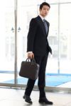 PELLE MORBIDA ペッレモルビダ Capitano キャピターノ エンボスレザー A4ブリーフケース 1室タイプ（ショルダーベルト付属） PMO-CA208