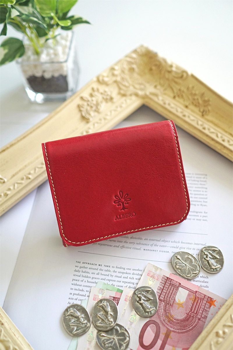 ALBERO アルベロ PIERROT ピエロ 小銭入れ付き二つ折り財布 6435