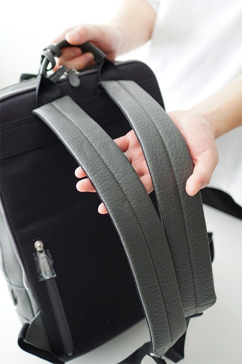 PELLE MORBIDA ペッレモルビダ Maiden Voyage メイデン ボヤージュ シュリンクレザー バックパック 2室タイプ リュックサック PMO-MB065