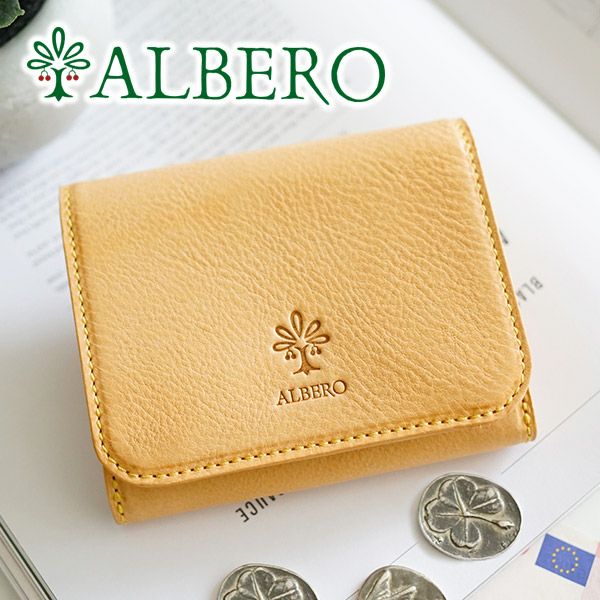 ALBERO アルベロ NATURE（ナチュレ） 小銭入れ付き二つ折り財布 5381