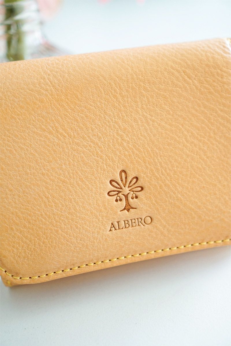 ALBERO アルベロ NATURE（ナチュレ） 小銭入れ付き二つ折り財布 5381