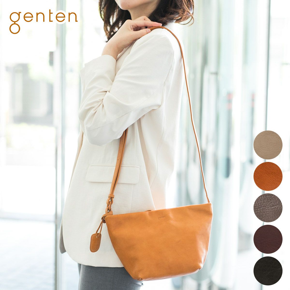 genten ゲンテン GOAT BASIC ゴートベーシック ミニショルダーバッグ