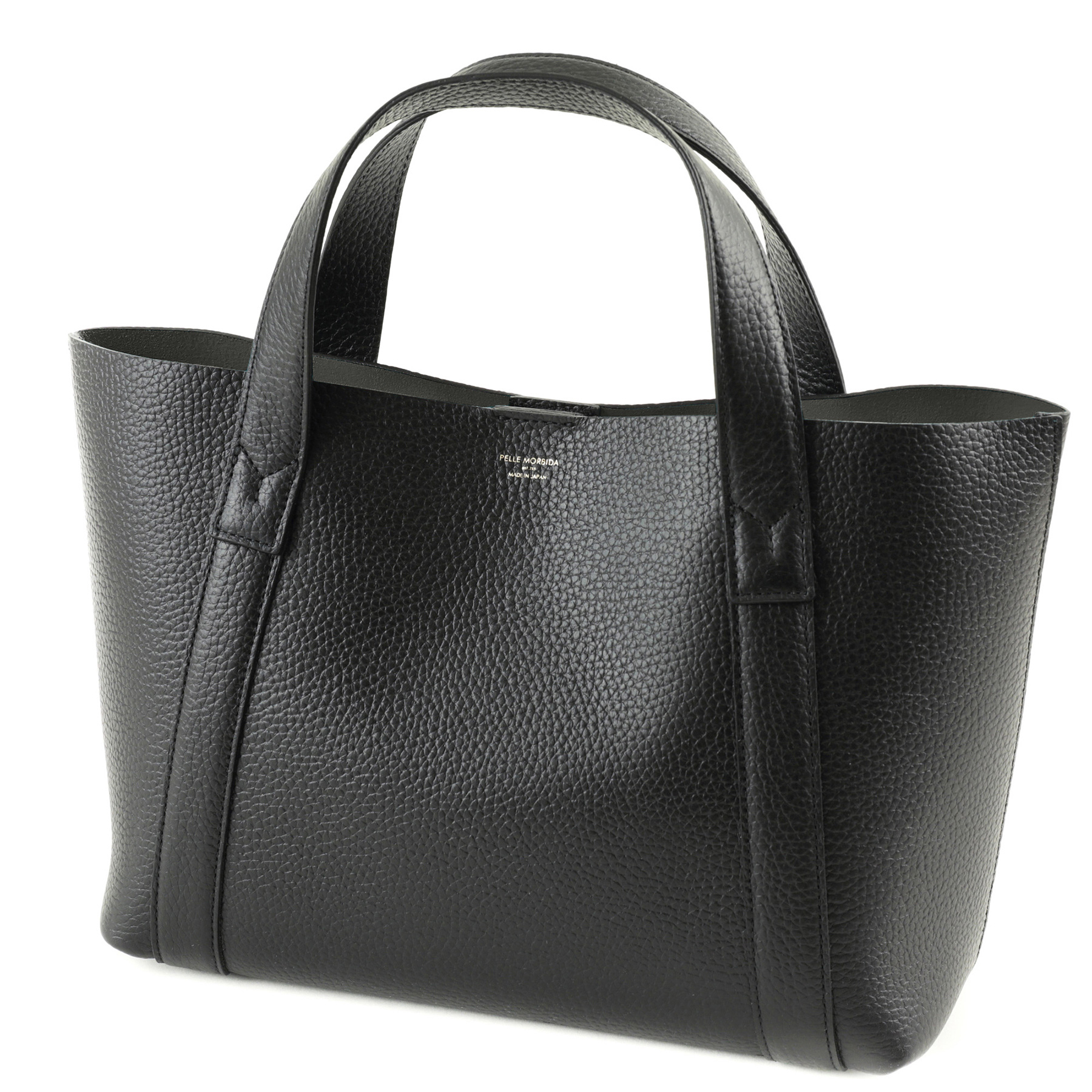 ペッレモルビダ　テーラーマリーナ　トートバッグ(ブラック) PELLE MORBIDA ペッレモルビダ TELA MARINA テーラ マリーナ トート