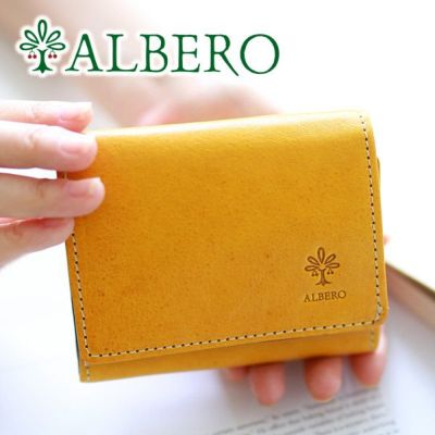 ALBERO アルベロ PIERROT ピエロ 小銭入れ付き三つ折り財布 6437