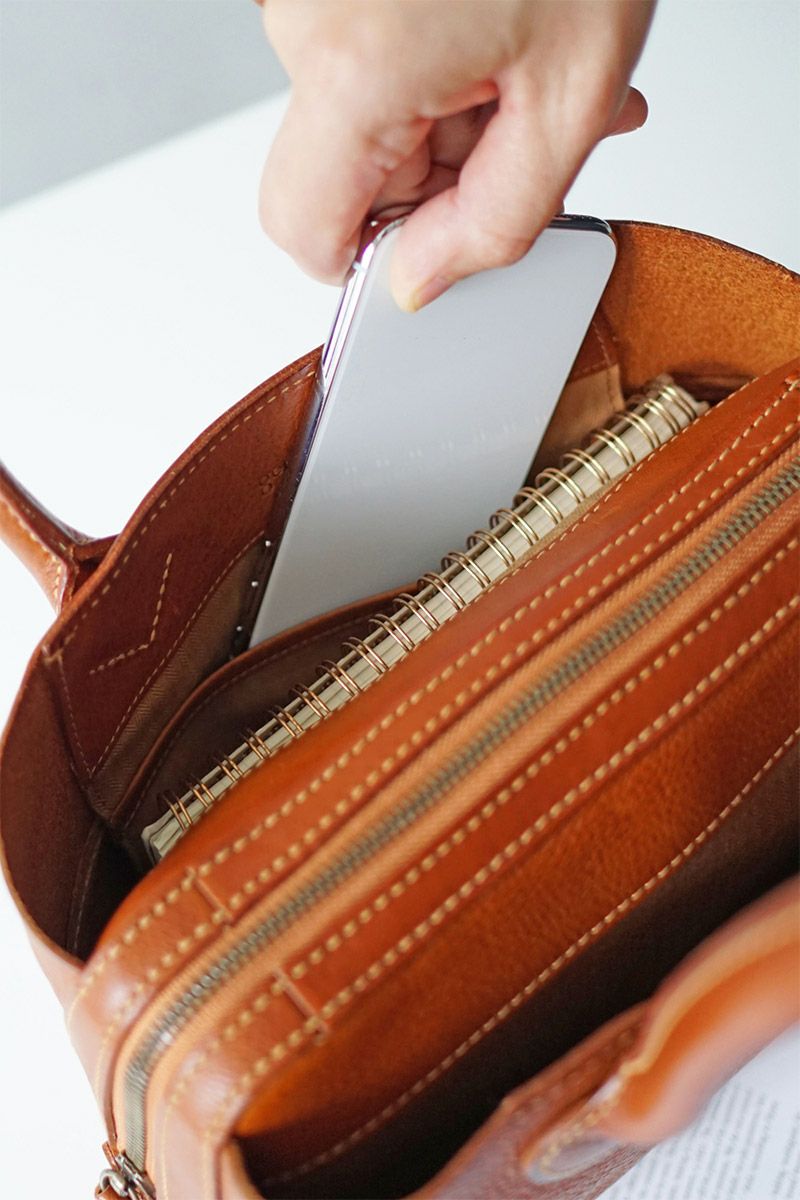 genten ゲンテン Minerva ミネルヴァ 手さげバッグ 42856