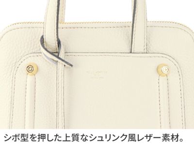 PELLE MORBIDA ペッレモルビダ Vela ヴェーラ 型押しレザー 2WAY ミニ手さげバッグ PMO-VE001