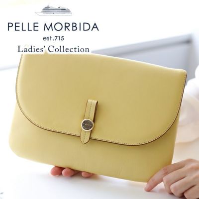 PELLE MORBIDA ペッレモルビダ Vela ヴェーラ スムースレザー クラッチバッグ PMO-VE007