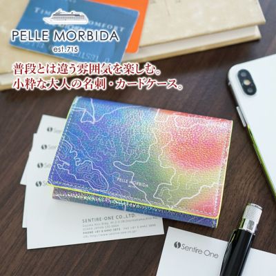 PELLE MORBIDA ペッレモルビダ Barca バルカ 型押しレザー 名刺入れ PMO-BA305CC