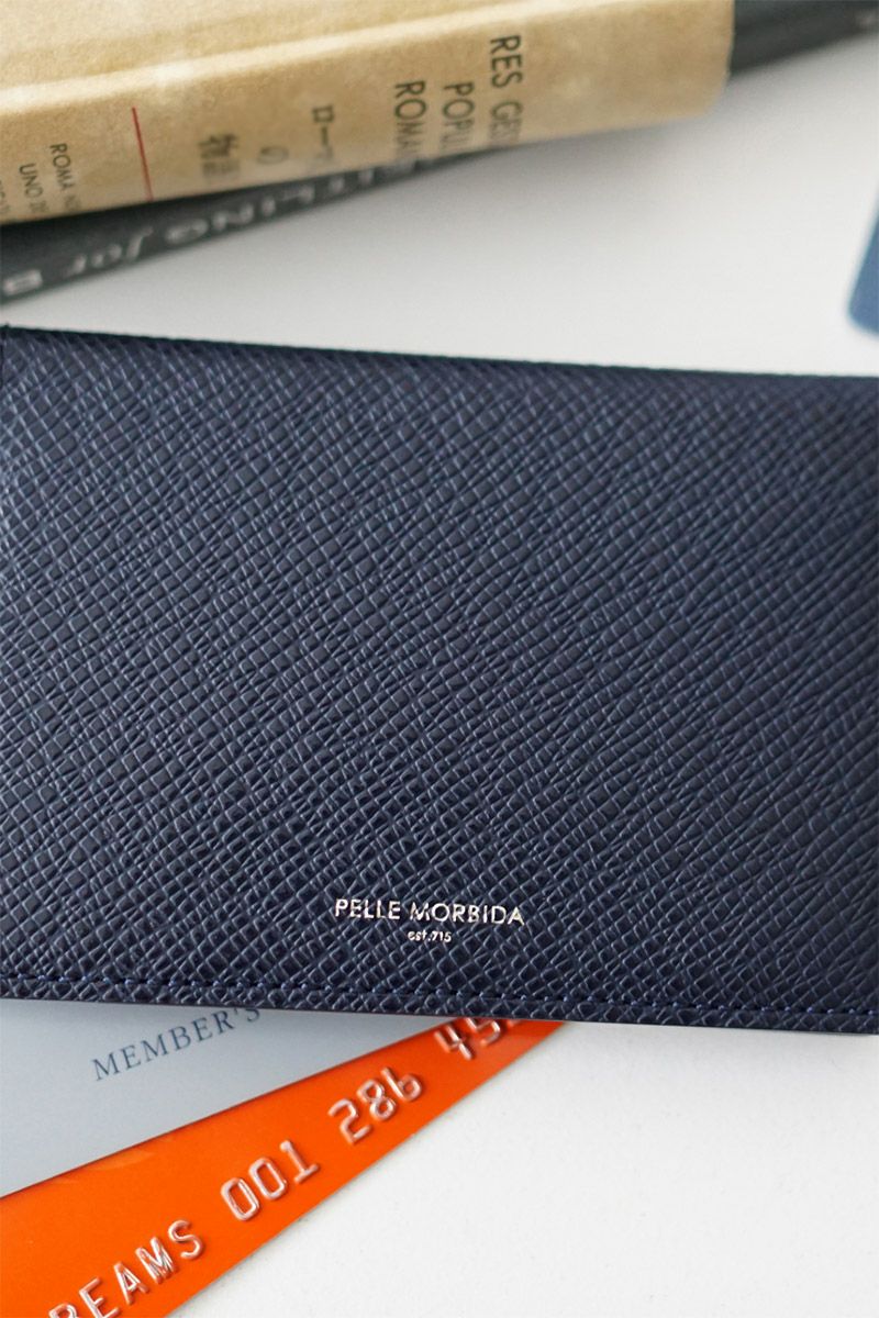 PELLE MORBIDA ペッレモルビダ Barca バルカ エンボスレザー カードケース PMO-BA330