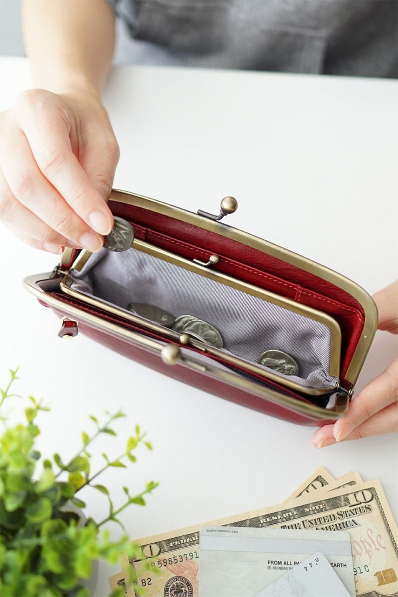 SEAGULL SHIP シーガルシップ イタリア バルサピアラックス 親子がま口長財布 SZKM-1205