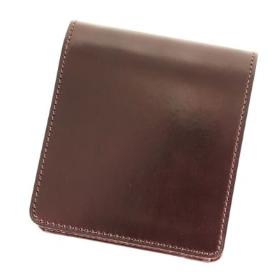 CORBO. コルボ -SLATE- Horween shell cordovan スレート ホーウィンシェルコードバン 小銭入れ付き二つ折り財布 1LL-1501