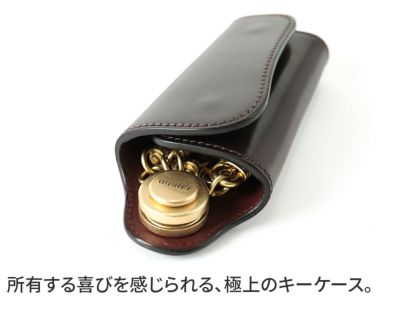 CORBO. コルボ -SLATE- Horween shell cordovan スレート ホーウィンシェルコードバン キーケース 1LL-1502