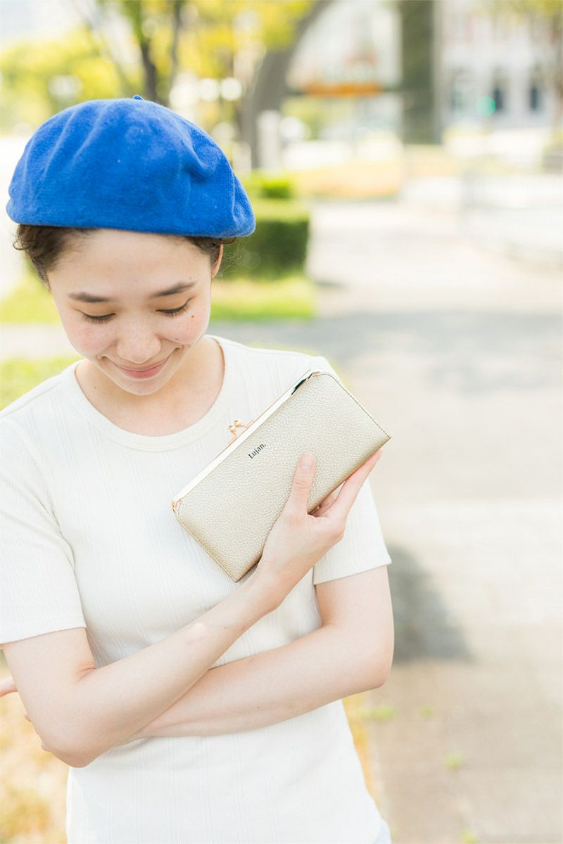 Lujan ルワン がま口長財布 92540