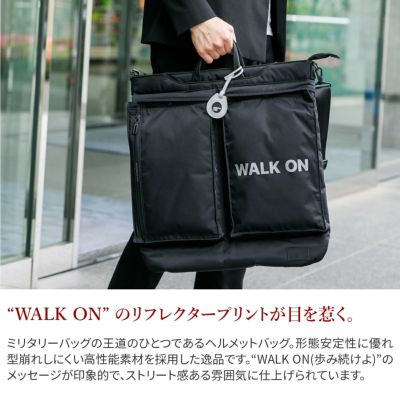 PELLE MORBIDA ペッレモルビダ WALK ON ウォークオン 干場義雅 別注モデル ヘルメットバッグ PMO-HHYD015