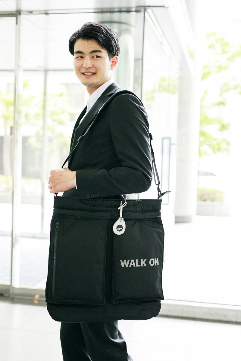 PELLE MORBIDA ペッレモルビダ WALK ON ウォークオン 干場義雅 別注モデル ヘルメットバッグ PMO-HHYD015