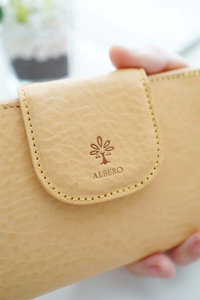 ALBERO アルベロ NATURE（ナチュレ） 小銭入れ付き二つ折り財布 5385