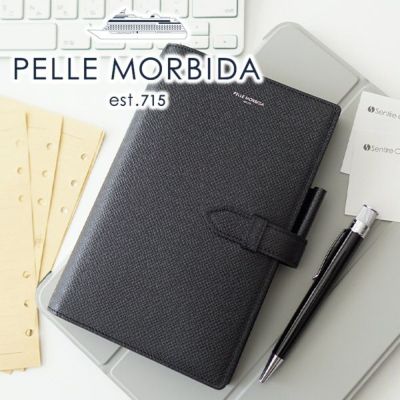 PELLE MORBIDA ペッレモルビダ Barca バルカ エンボスレザー システム手帳 PMO-BA332