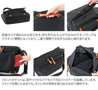 BAGGY PORT バギーポート 10号高密度帆布 BLACK ブラック ショルダーバッグ YNM-419