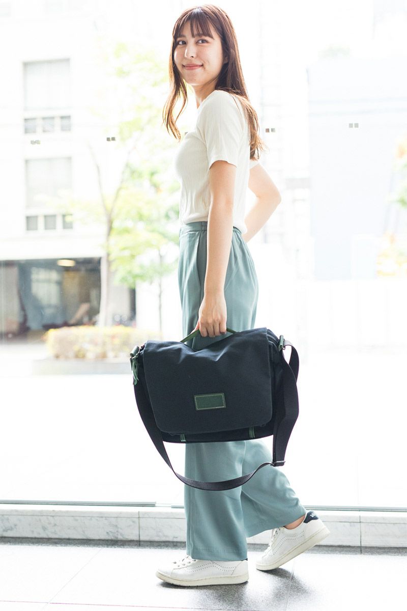 BAGGY PORT バギーポート 10号高密度帆布 BLACK ブラック ショルダーバッグ YNM-419