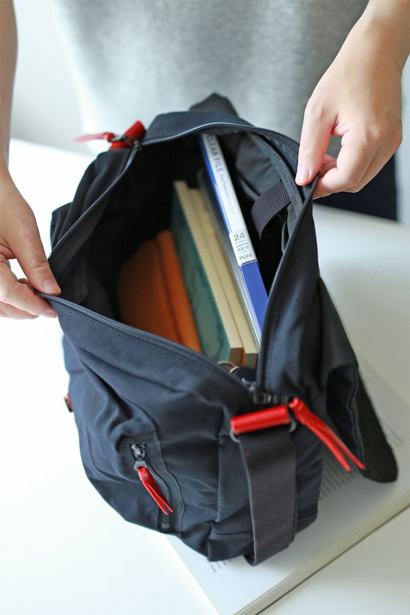 BAGGY PORT バギーポート 10号高密度帆布 BLACK ブラック ショルダーバッグ YNM-419