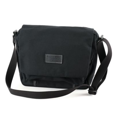 BAGGY PORT バギーポート 10号高密度帆布 BLACK ブラック ショルダーバッグ YNM-419