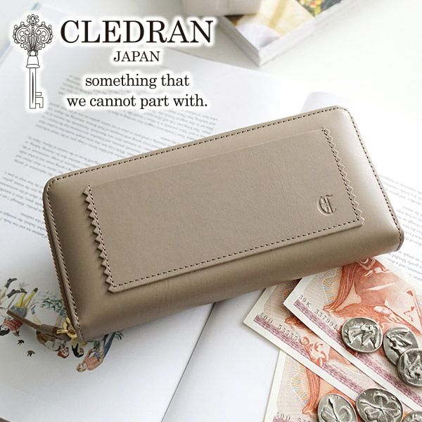 CLEDRAN クレドラン COCO（ココ） 小銭入れ付き長財布（ラウンドファスナー式） CR-CL3420