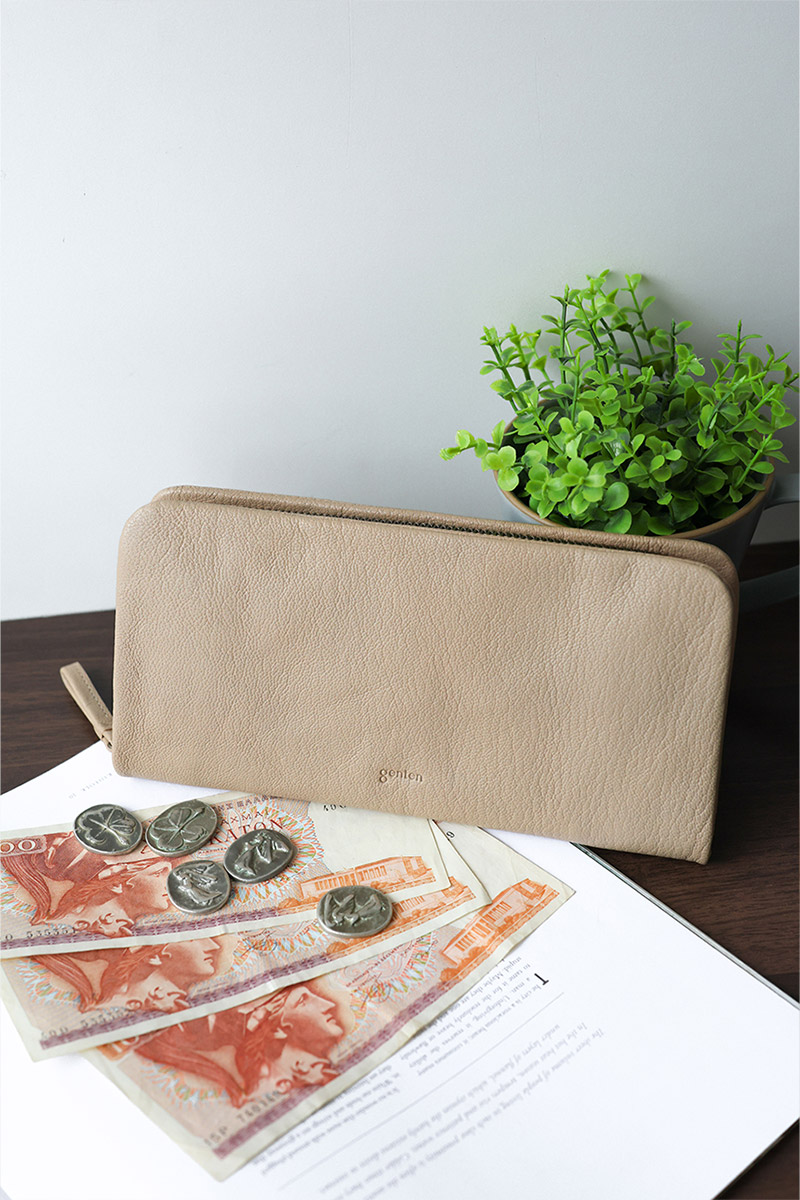 genten ゲンテン GOAT BASIC（ゴートベーシック） 小銭入れ付き長財布（ラウンドファスナー式） 44360（44350）（43260）