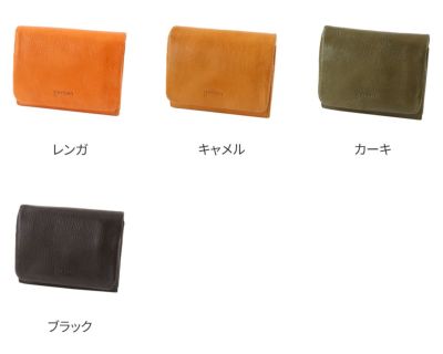 genten ゲンテン GOAT BASIC（ゴートベーシック） 小銭入れ付き二つ折り財布 43263