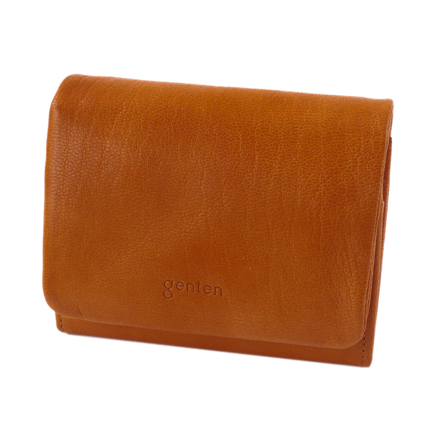 genten ゲンテン GOAT BASIC（ゴートベーシック） 小銭入れ付き二つ折り財布 43263