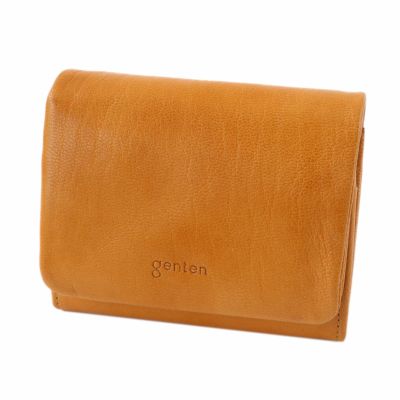 genten ゲンテン GOAT BASIC（ゴートベーシック） 小銭入れ付き二つ折り財布 43263