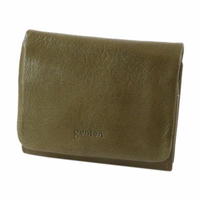 genten ゲンテン GOAT BASIC（ゴートベーシック） 小銭入れ付き二つ折り財布 43263