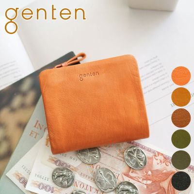 genten ゲンテン GOAT BASIC（ゴートベーシック） 小銭入れ付き二つ折り財布 43265
