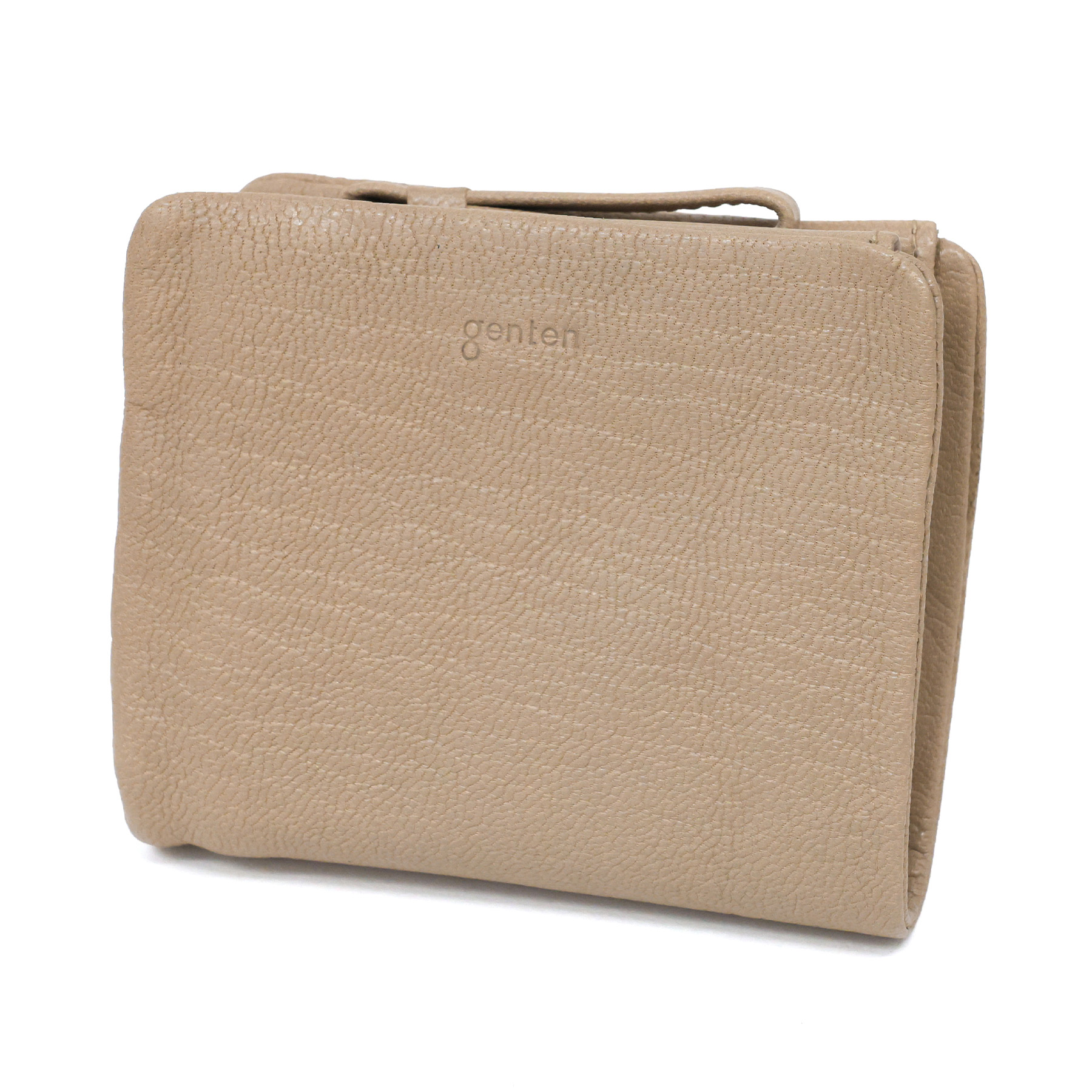 genten ゲンテン GOAT BASIC（ゴートベーシック） 小銭入れ付き二つ折り財布 43265
