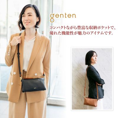 genten ゲンテン タスカ お財布ショルダーバッグ 42066