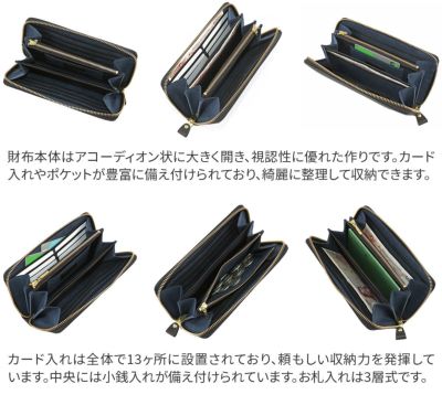 BAGGY PORT バギーポート 高密度ミリクロス 小銭入れ付き長財布（ラウンドファスナー式） ZKM-450