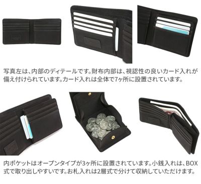 BAGGY PORT バギーポート 高密度ミリクロス 小銭入れ付き二つ折り財布 ZKM-451