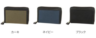 BAGGY PORT バギーポート 高密度ミリクロス 小銭入れ付き二つ折り財布（ラウンドファスナー式） ZKM-452