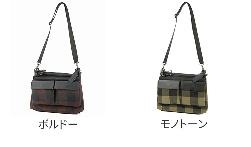 BEAU DESSIN S.A. ボーデッサン チュール チェック柄 2WAYショルダーバッグ CK2009