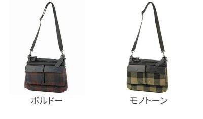 BEAU DESSIN S.A. ボーデッサン チュール チェック柄 2WAYショルダーバッグ CK2009