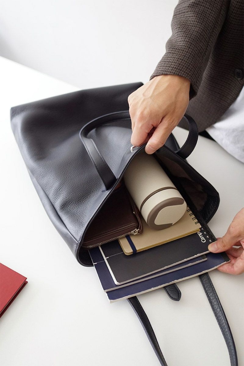 PELLE MORBIDA ペッレモルビダ Maiden Voyage メイデン ボヤージュ シュリンクレザー トートバッグ PMO-MB069