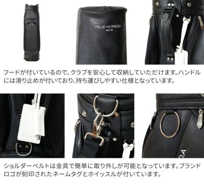 PELLE MORBIDA ペッレモルビダ Golf ゴルフ キャディバッグ カートタイプ PMO-PG011