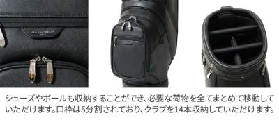 PELLE MORBIDA ペッレモルビダ Golf ゴルフ キャディバッグ カートタイプ PMO-PG011