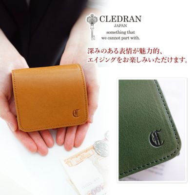 CLEDRAN クレドラン PAPI パピ 小銭入れ付き二つ折り財布 CR-CL3464