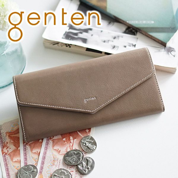 genten ゲンテン Piacere ピアチェーレ 小銭入れ付き長財布 42450