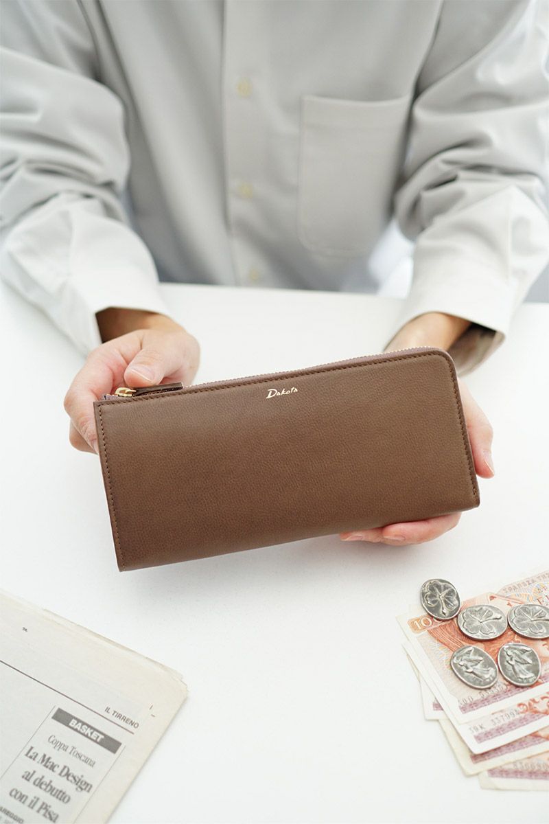 Dakota ダコタ オッティモ 小銭入れ付き長財布 L字ファスナー式 0030932